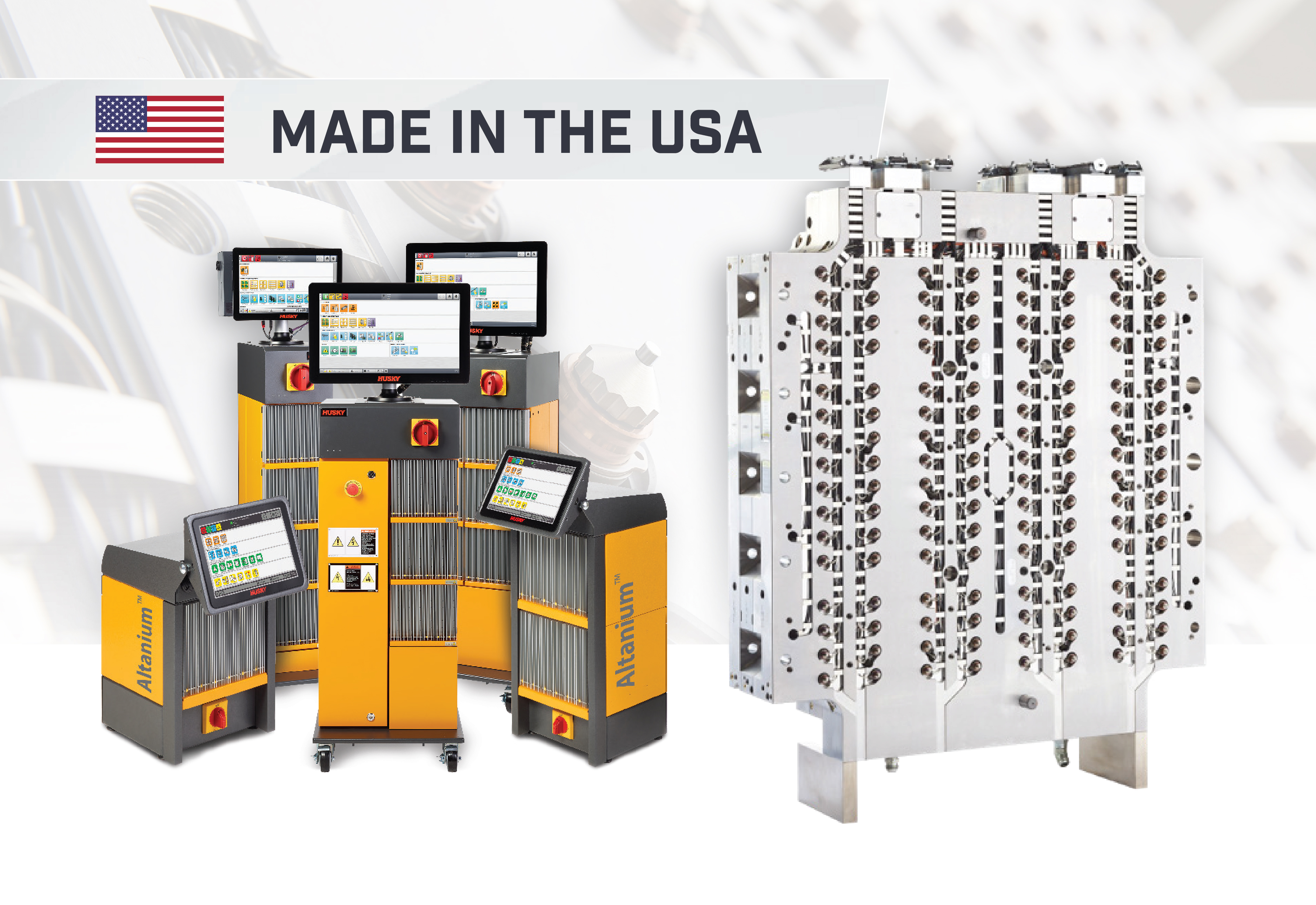 Made in USA, Hot Runners and Controllers Husky Technologies
